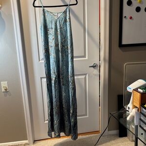 Green Floral Maxi Dress